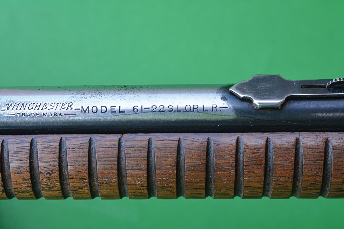 Most tubular-fed 22 rifles will function and feed with 22 Short, Long and Long Rifle ammunition such as this classic Winchester Model 61.